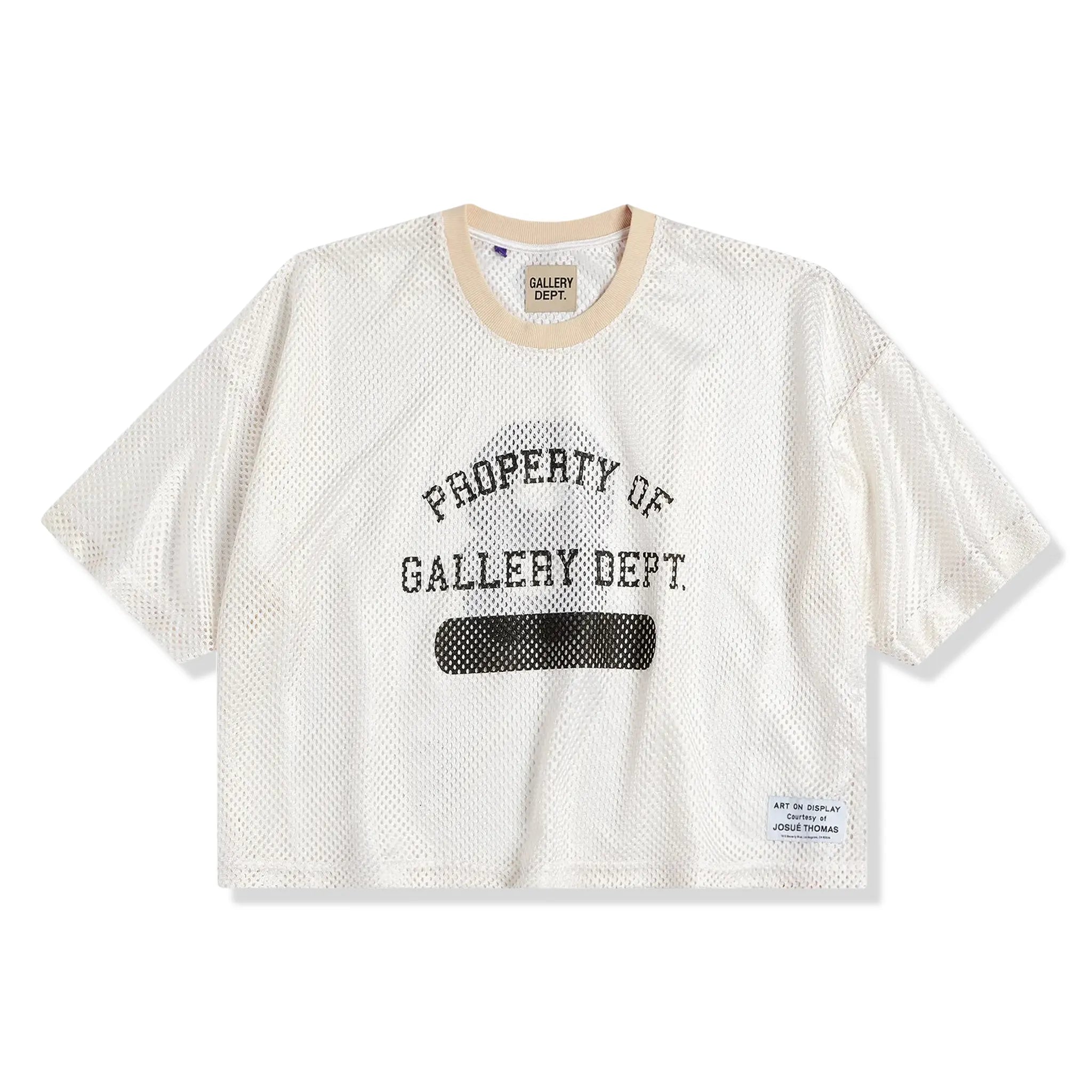 Front View of Gallery Dept. Practice Antique White Jersey PRCJ 1030-ANTI